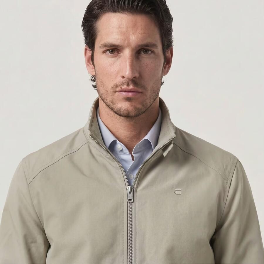 G-Star RAW The Quinten Correct Track Bomberjack Beige Heren - Foto 5