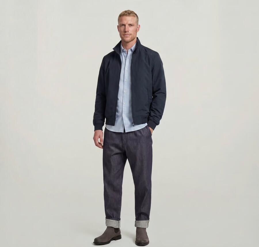 G-Star RAW The Quinten Correct Track Bomberjack Donkerblauw Heren - Foto 5
