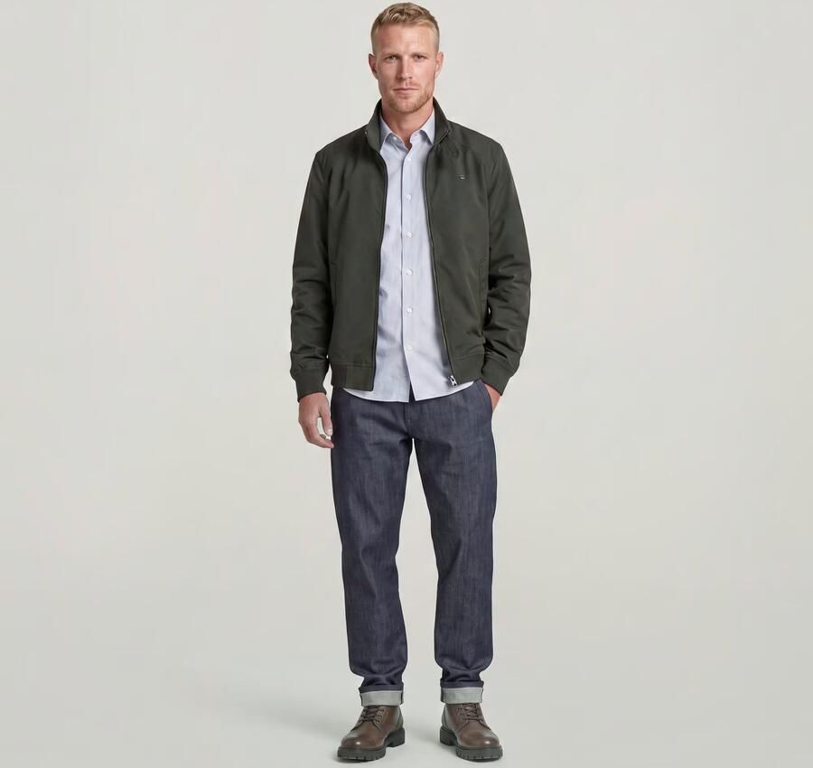 G-Star RAW The Quinten Correct Track Bomberjack Grijs Heren - Foto 6