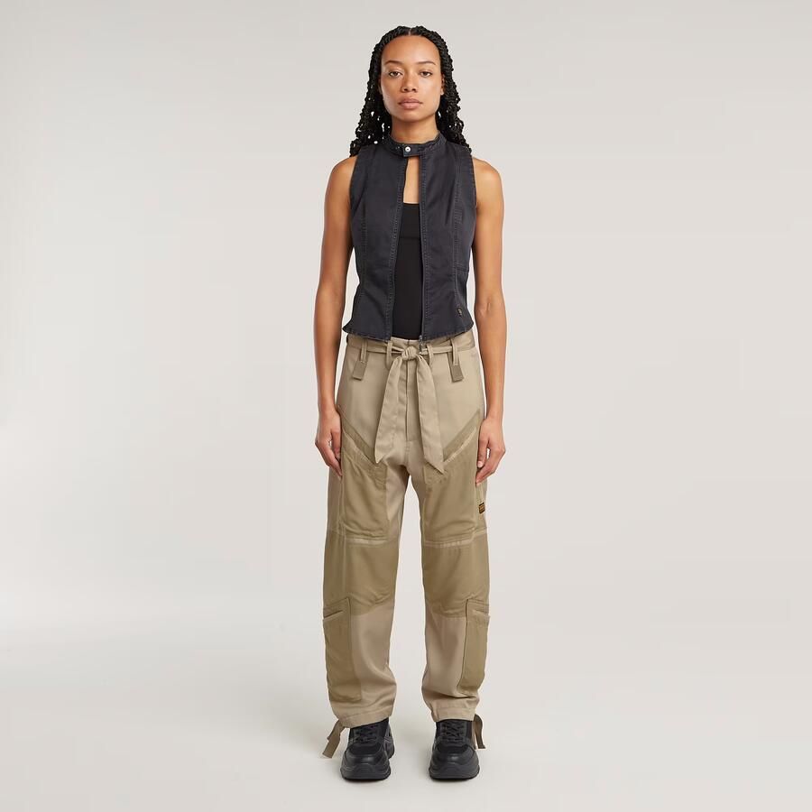 G-Star RAW Tone On Tone Cargo Broek Beige Dames - Foto 2