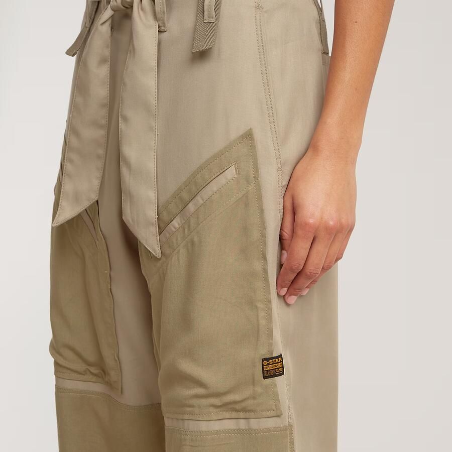 G-Star RAW Tone On Tone Cargo Broek Beige Dames - Foto 3