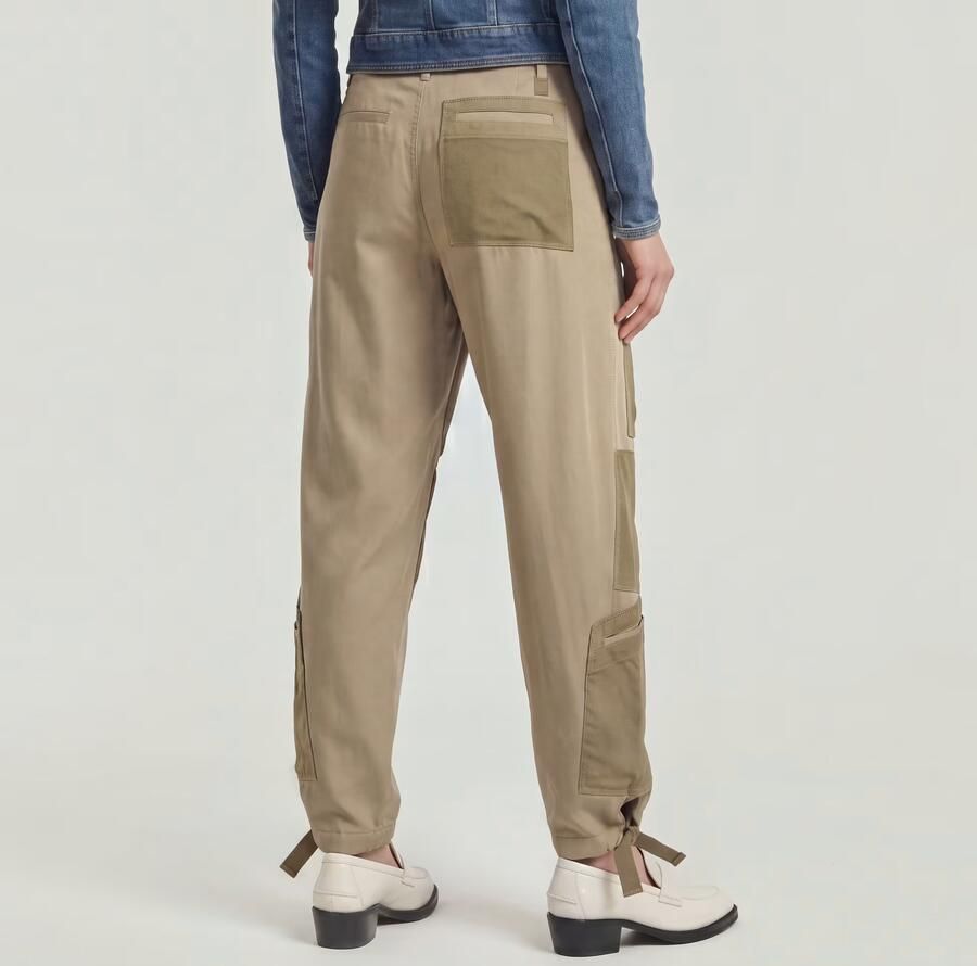 G-Star RAW Tone On Tone Cargo Broek Beige Dames - Foto 4