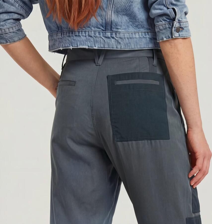 G-Star RAW Tone On Tone Cargo Broek Grijs Dames - Foto 5