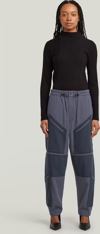 G-Star RAW Tone on tone Cargobroek Donkerblauw Dames - Foto 6