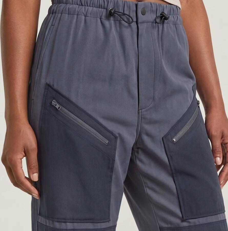 G-Star RAW Tone on tone Cargobroek Donkerblauw Dames - Foto 3