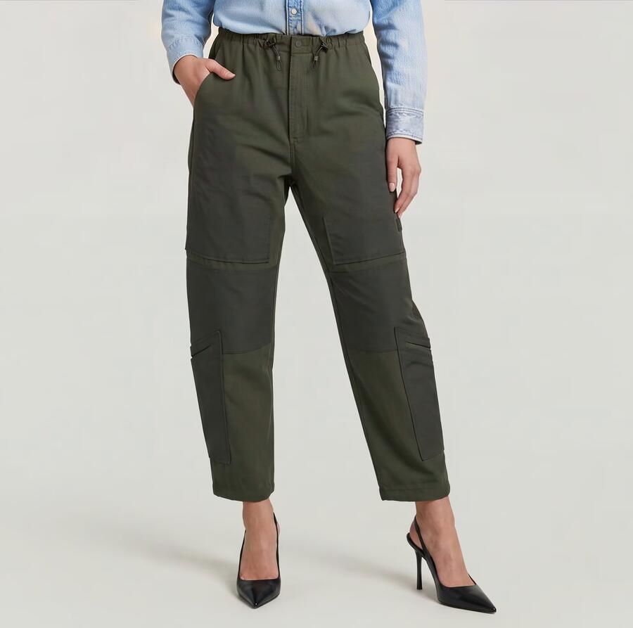 G-Star RAW Tone on Tone Cargobroek Grijs Dames - Foto 4