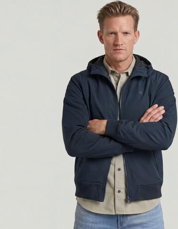 G-Star Raw Regular fit jack met logoprint model 'Track' - Foto 6