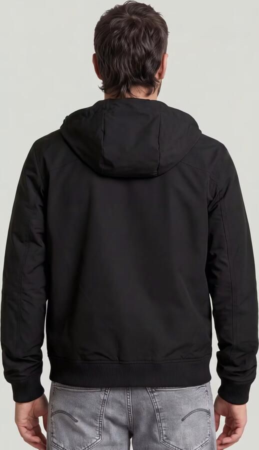 G-Star RAW Track Hooded Jack Zwart Heren - Foto 6