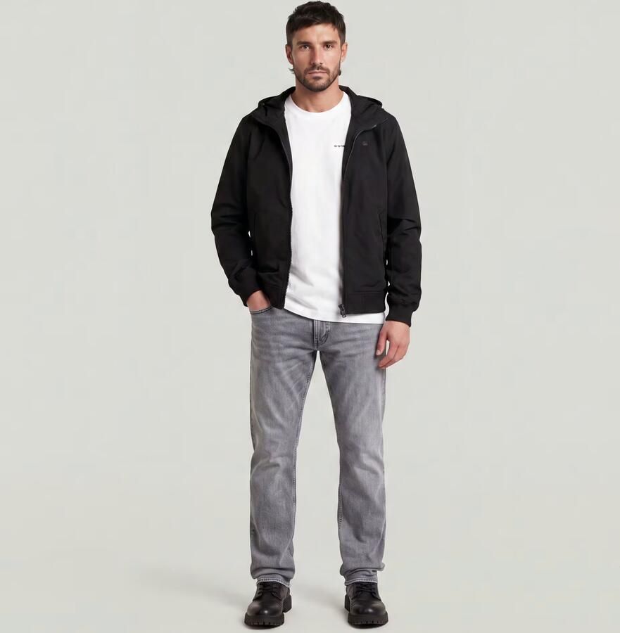 G-Star RAW Track Hooded Jack Zwart Heren - Foto 3