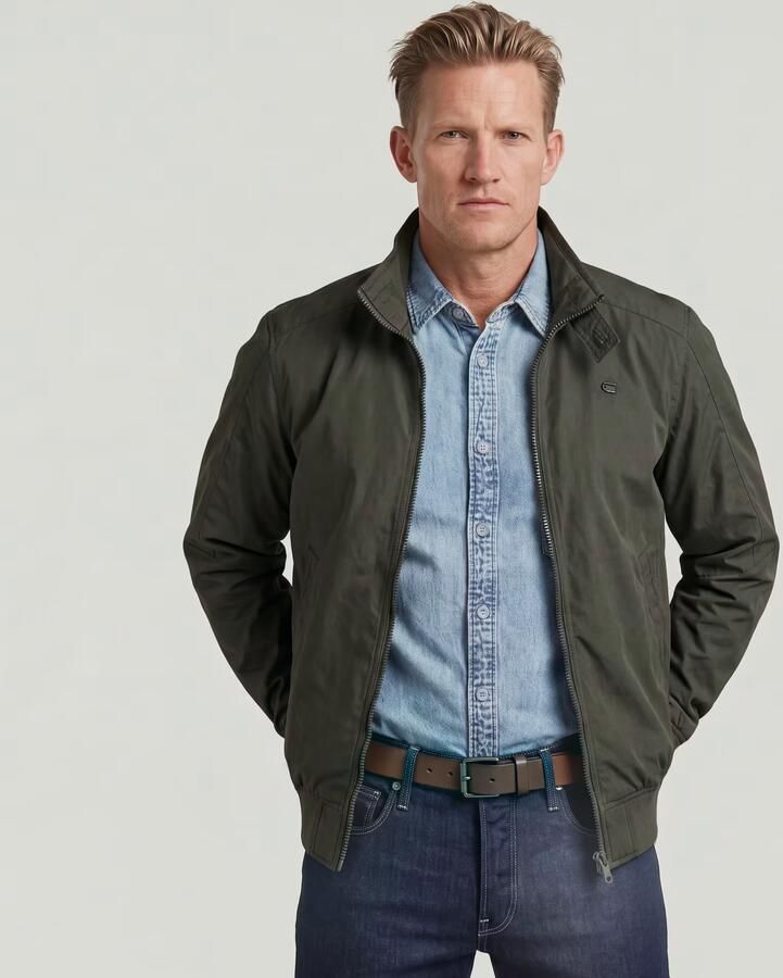 G-Star Raw Jas met opstaande kraag en ritssluiting - Foto 8