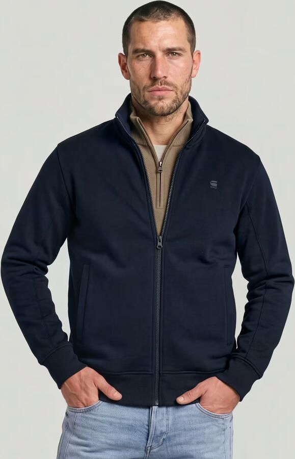 G-Star RAW Track Jacket Sweat Donkerblauw Heren