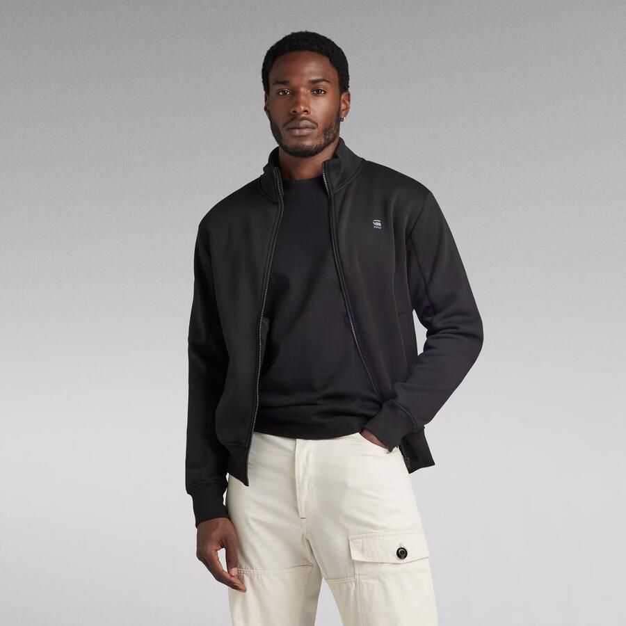 G-Star RAW Sweatvest met logoborduursel op borsthoogte - Foto 6