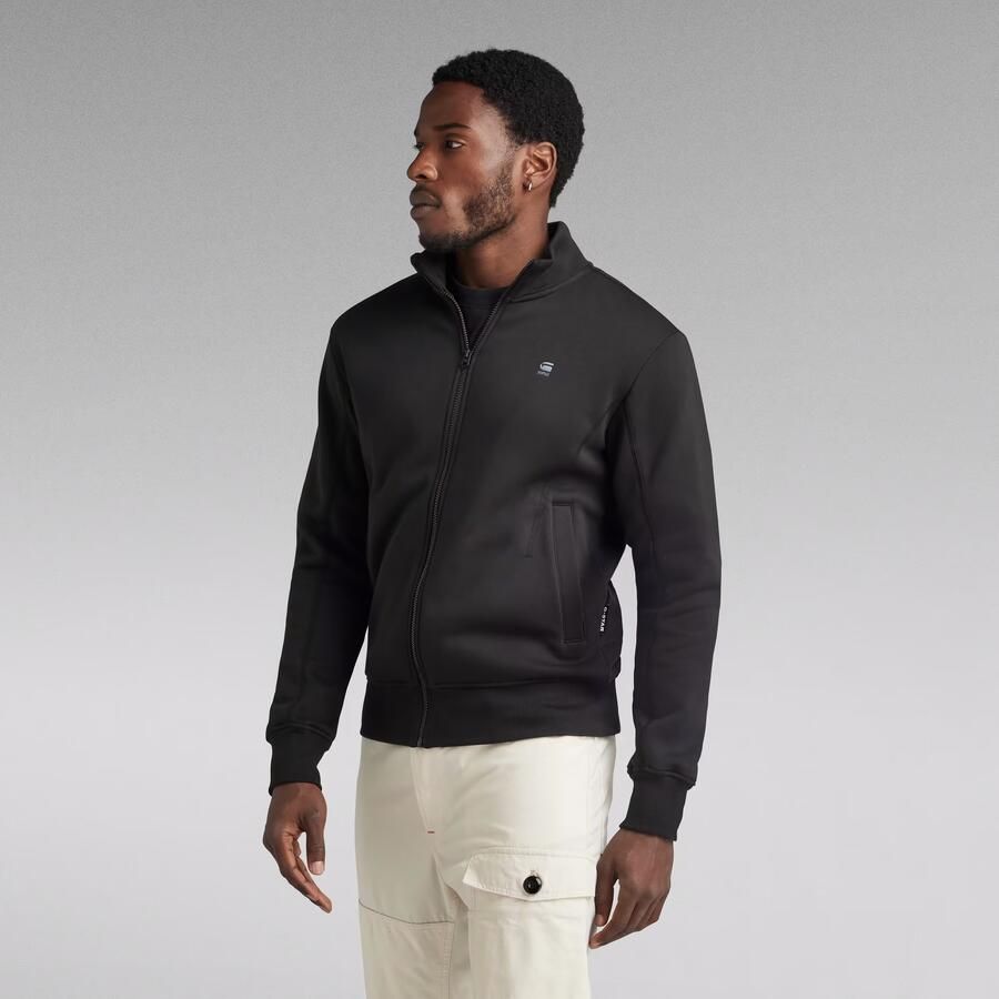 G-Star RAW Sweatvest met logoborduursel op borsthoogte