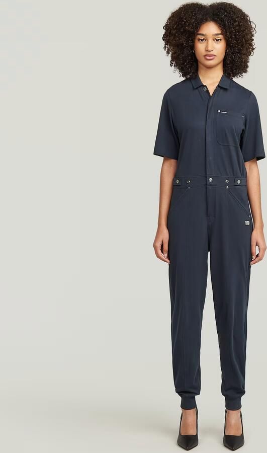 G-Star RAW Track Jumpsuit Donkerblauw Dames - Foto 7