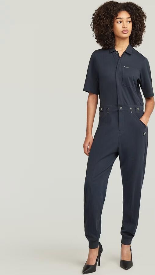 G-Star RAW Track Jumpsuit Donkerblauw Dames - Foto 4