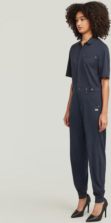 G-Star RAW Track Jumpsuit Donkerblauw Dames - Foto 6
