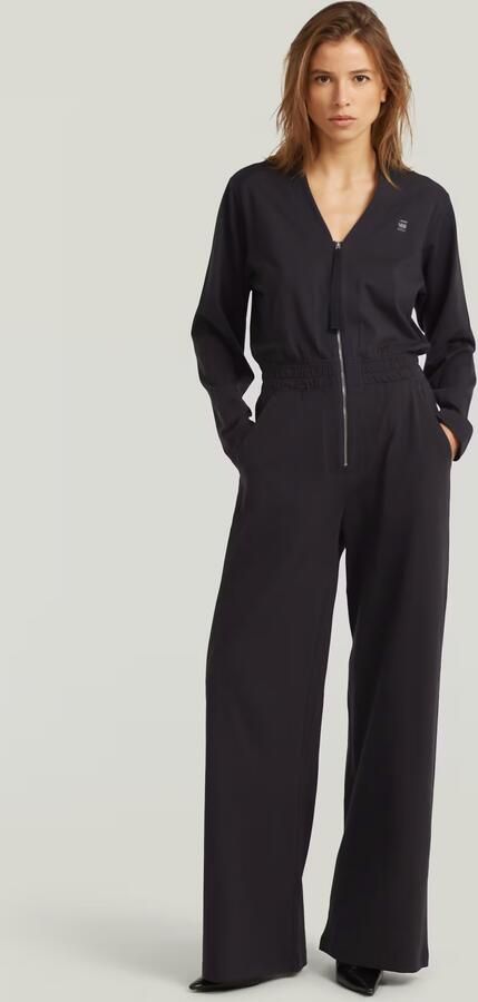 G-Star RAW Track Jumpsuit Zwart Dames