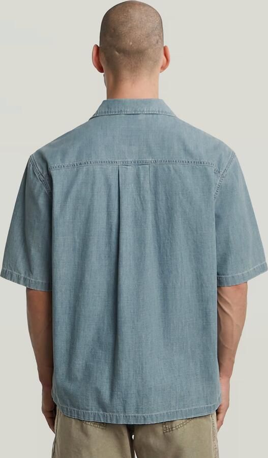 G-Star RAW Track Relaxed Overhemd Lichtblauw Heren