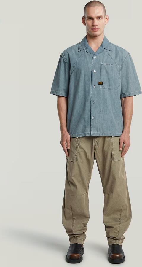 G-Star RAW Track Relaxed Overhemd Lichtblauw Heren - Foto 5