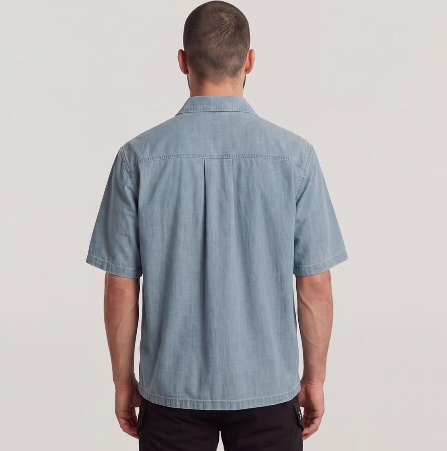 G-Star RAW Track Relaxed Overhemd Lichtblauw Heren - Foto 3