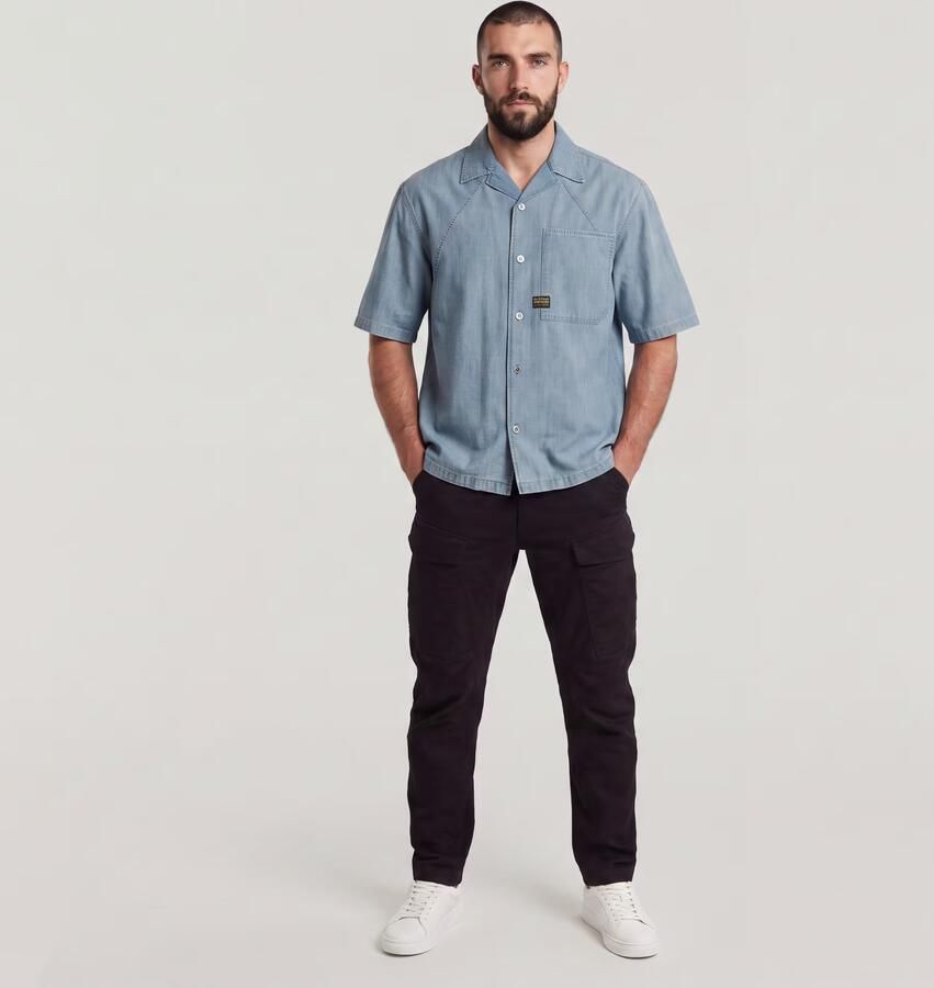 G-Star RAW Track Relaxed Overhemd Lichtblauw Heren - Foto 5