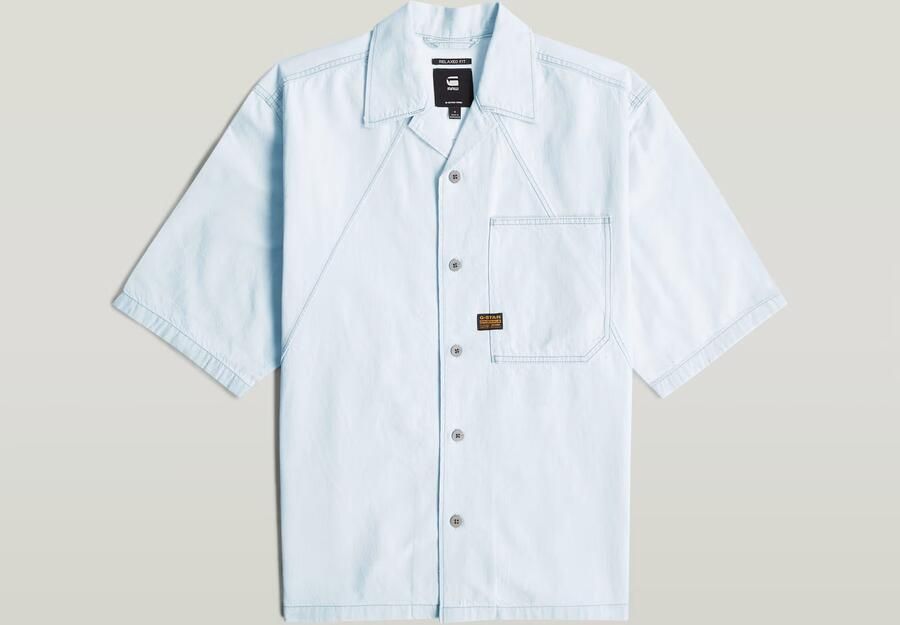 G-Star RAW Track Relaxed Shirt Lichtblauw Heren - Foto 7