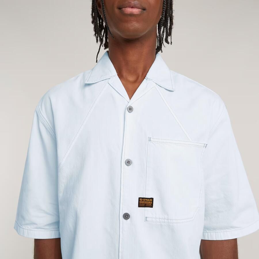 G-Star RAW Track Relaxed Shirt Lichtblauw Heren - Foto 4