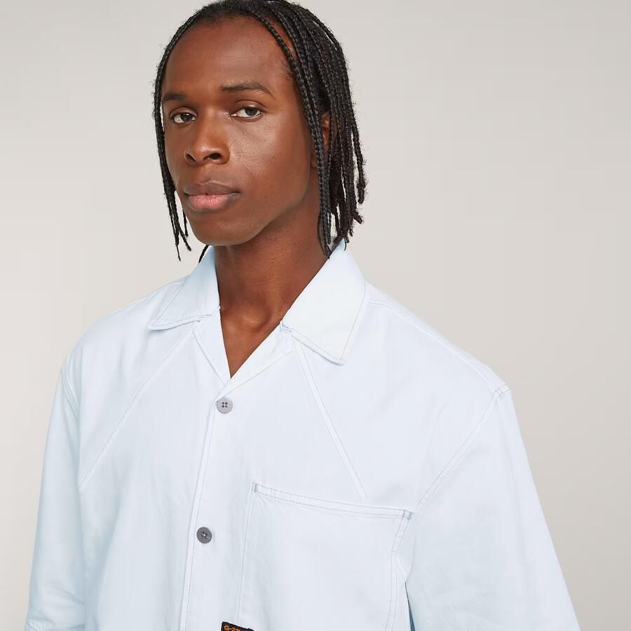 G-Star RAW Track Relaxed Shirt Lichtblauw Heren - Foto 5