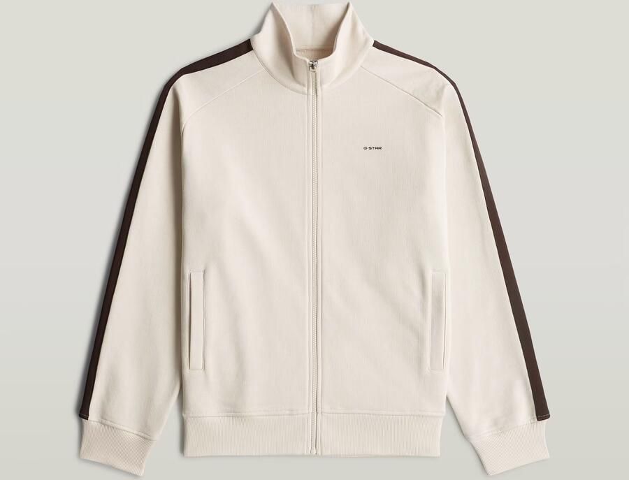 G-Star RAW Track Sweaterjack Wit Heren - Foto 4
