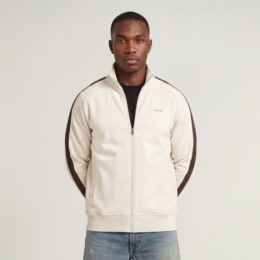 G-Star RAW Track Sweaterjack Wit Heren - Foto 3