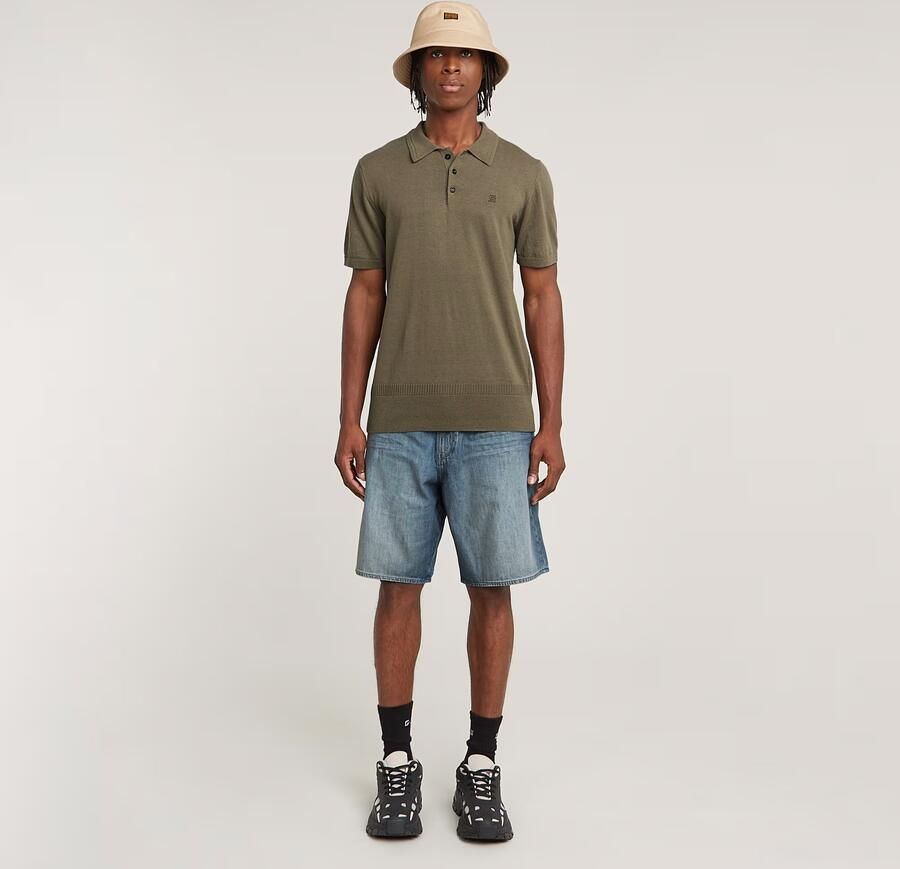 G-Star RAW Travail Relaxed Short Midden blauw Heren - Foto 4