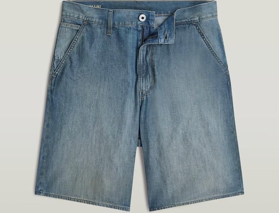 G-Star RAW Travail Relaxed Short Midden blauw Heren - Foto 5