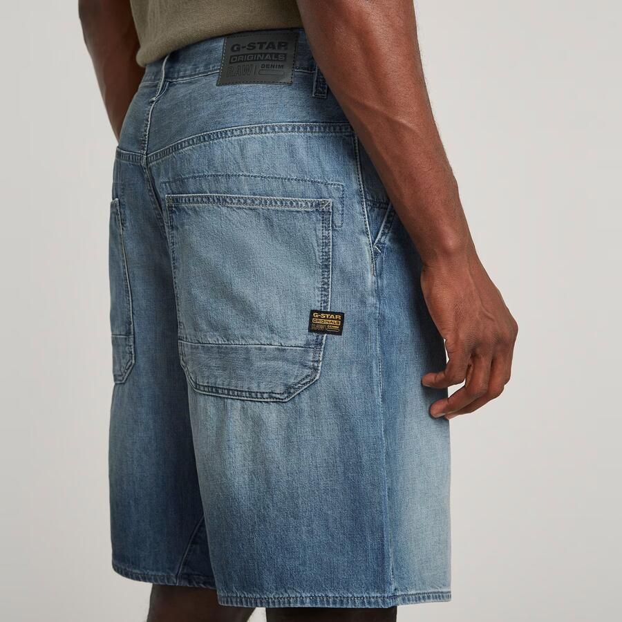 G-Star RAW Travail Relaxed Short Midden blauw Heren