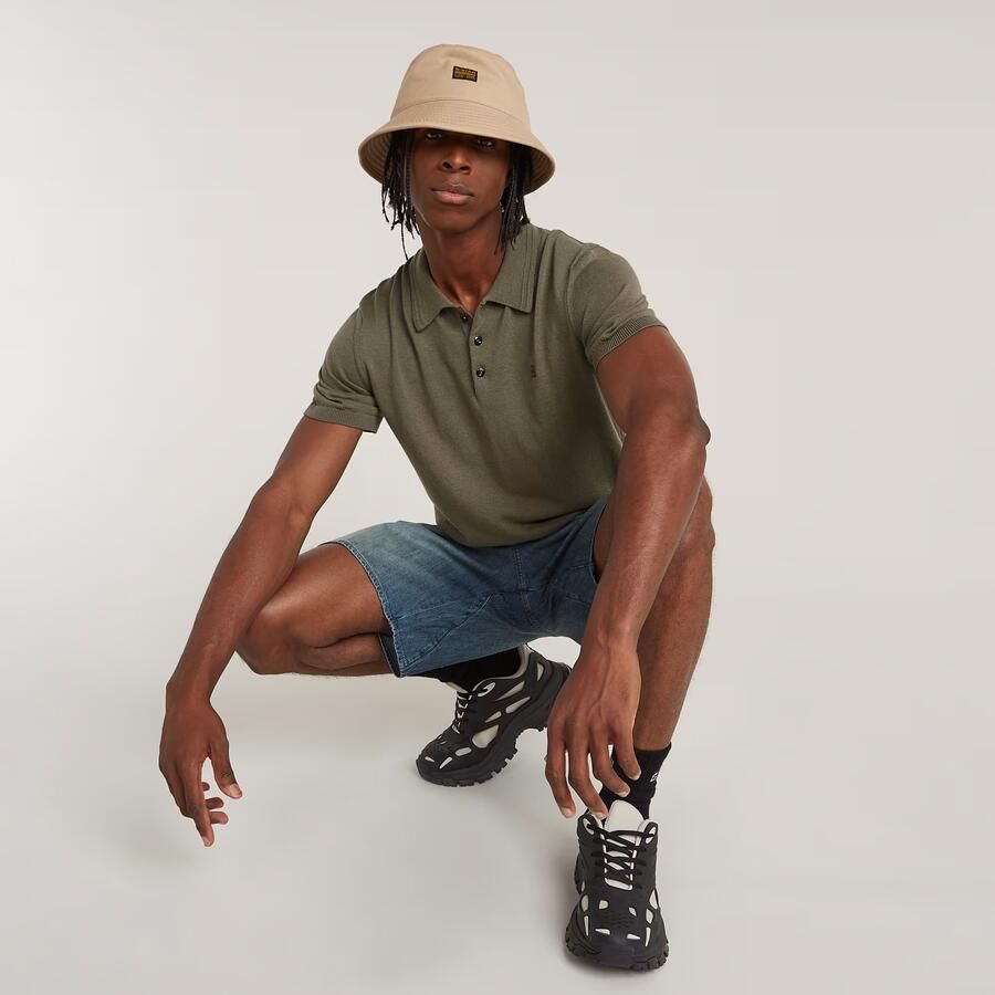 G-Star RAW Travail Relaxed Short Midden blauw Heren - Foto 2