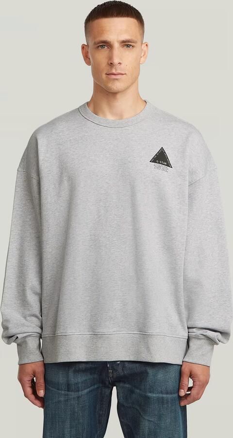 G-Star RAW Triangle Graphic Sweater Meerkleurig Heren