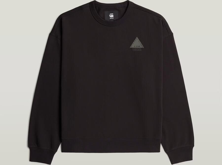 G-Star RAW Triangle Graphic Sweater Zwart Heren - Foto 4