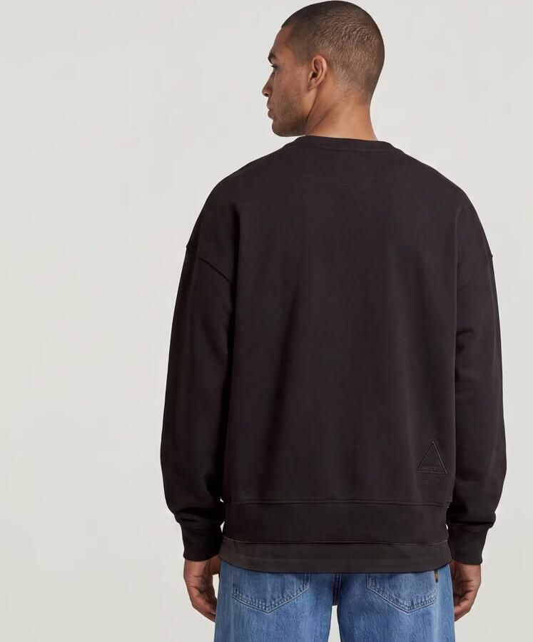 G-Star RAW Triangle Graphic Sweater Zwart Heren - Foto 3