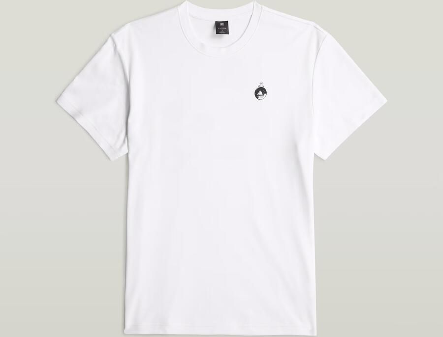 G-Star RAW Trims Back Graphic T-shirt Wit Heren - Foto 3