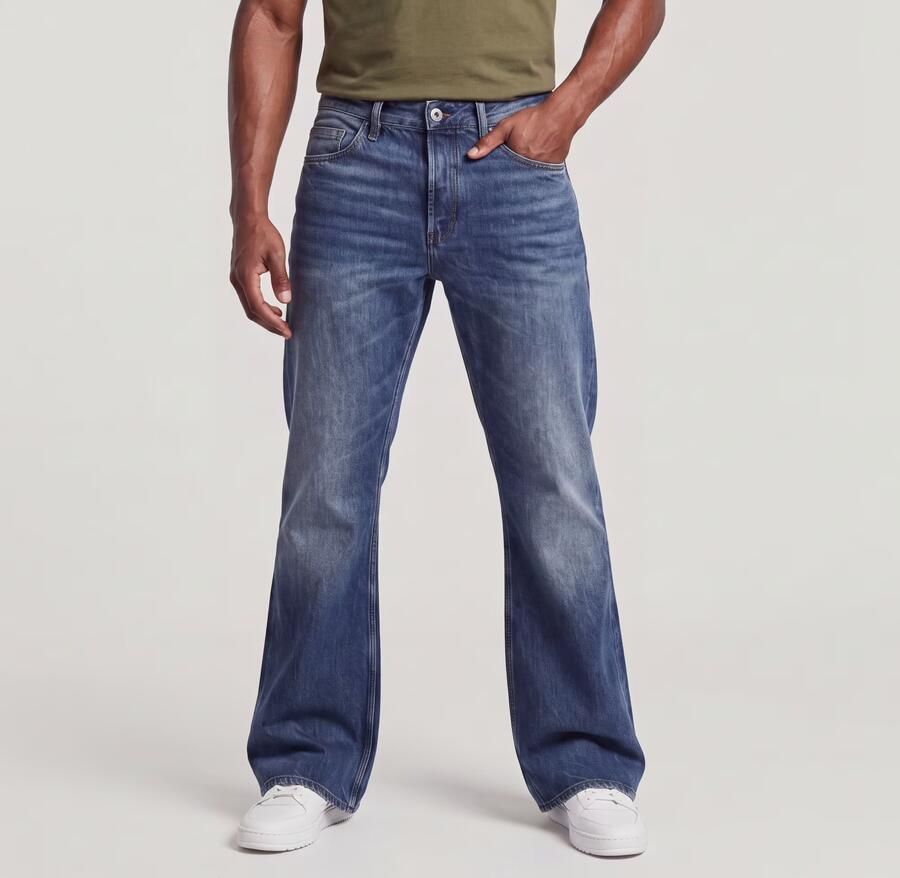 G-Star RAW Triple A Bootcut Jeans Donkerblauw Heren - Foto 4