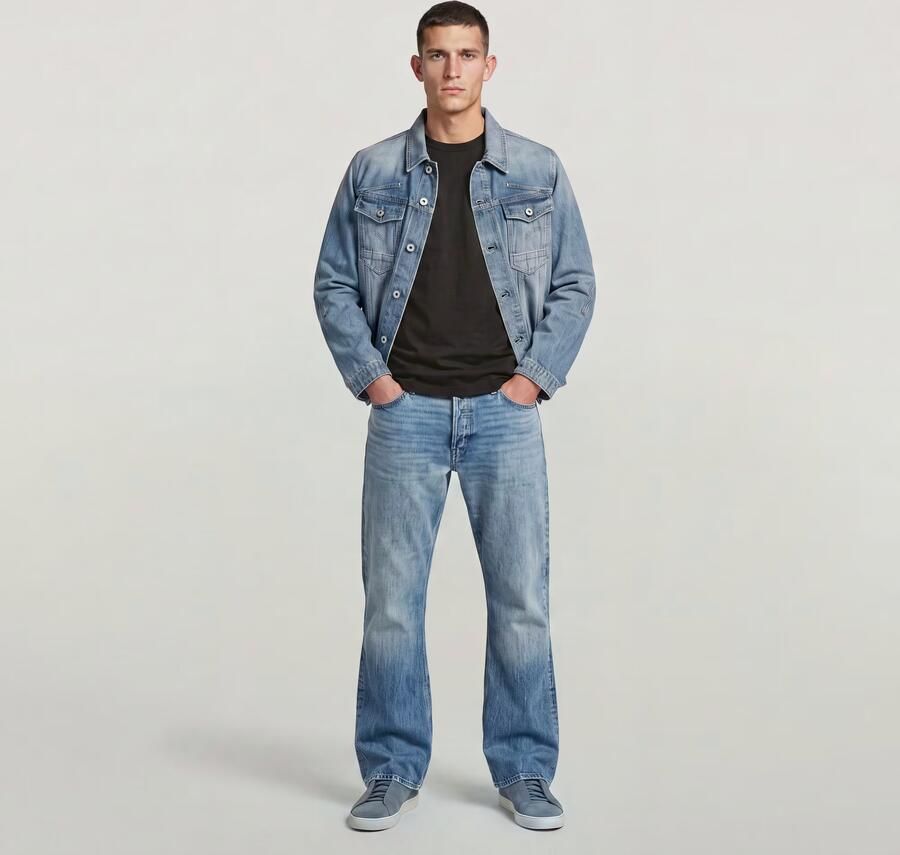 G-Star RAW Triple A Bootcut Jeans Midden blauw Heren - Foto 6