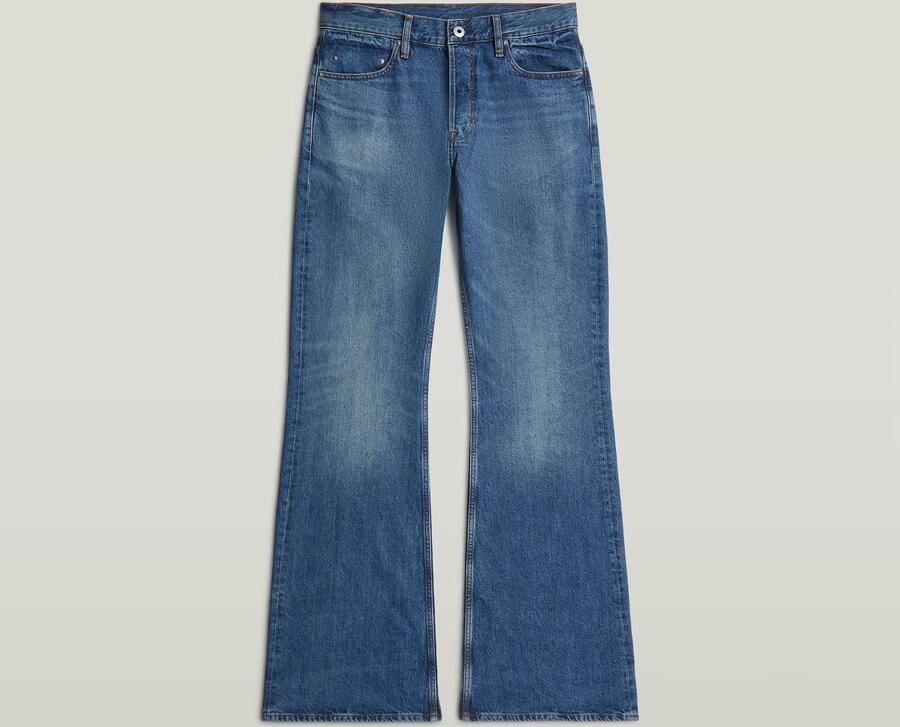 G-Star RAW Triple A Flare Jeans Midden blauw Heren - Foto 4