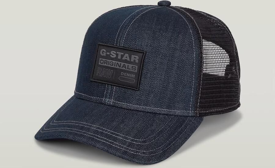 G-Star RAW Trucker Baseballcap Donkerblauw Heren