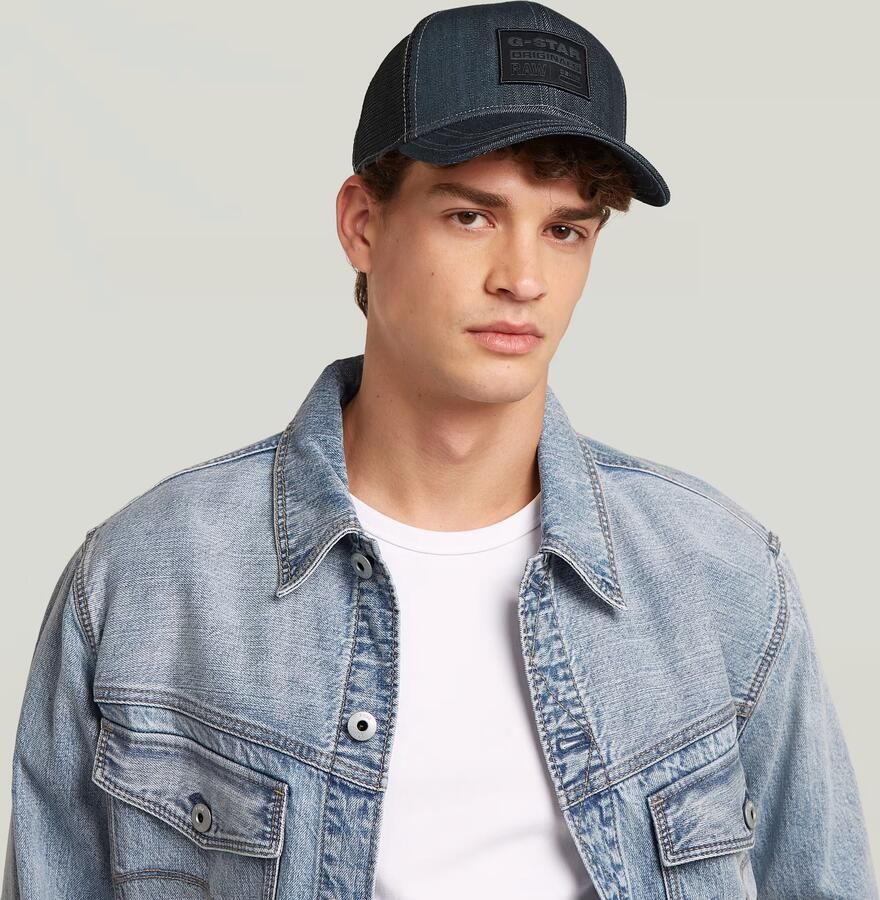 G-Star RAW Trucker Baseballcap Donkerblauw Heren - Foto 2