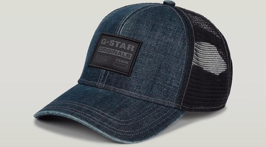 G-Star RAW Trucker Baseballcap Donkerblauw Heren