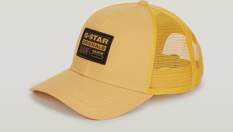 G-Star RAW Trucker Baseballcap Geel Heren