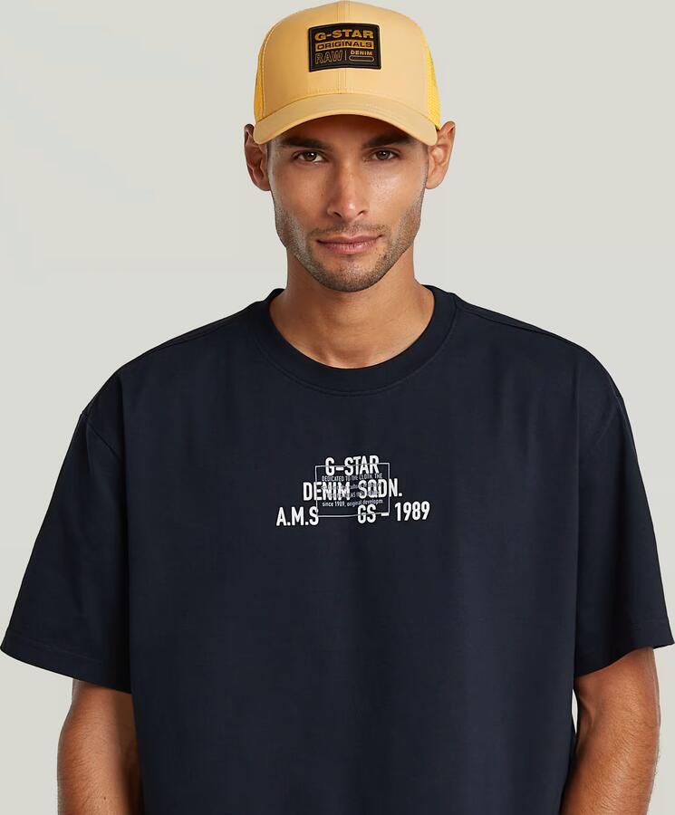 G-Star RAW Trucker Baseballcap Geel Heren - Foto 2