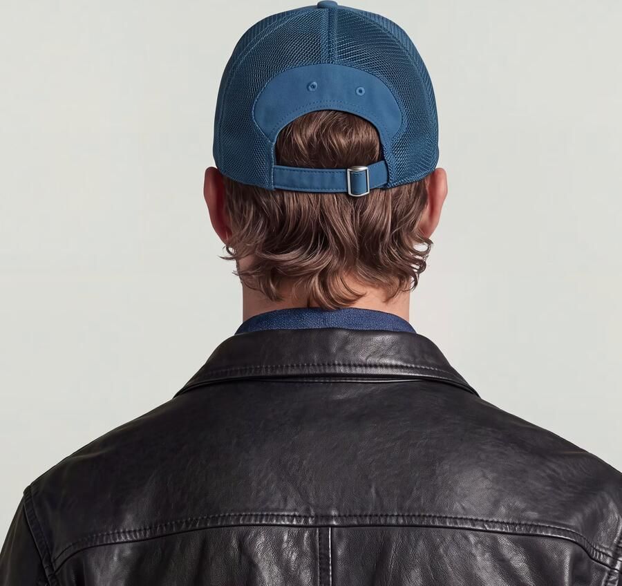 G-Star RAW Trucker Baseballcap Midden blauw Heren - Foto 3