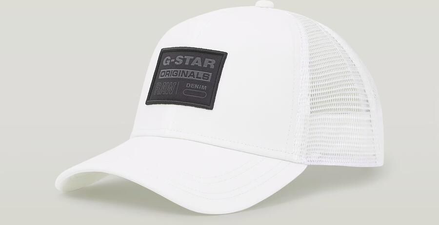 G-Star RAW Trucker Baseballcap Wit Heren