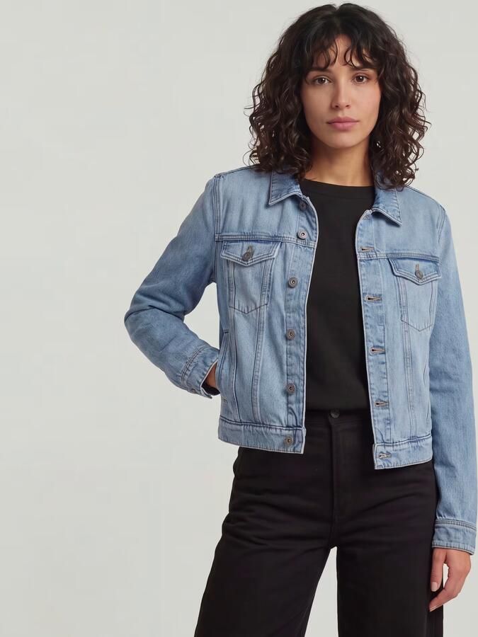 G-Star Raw Jeansjack met platte kraag en borstzakken - Foto 6