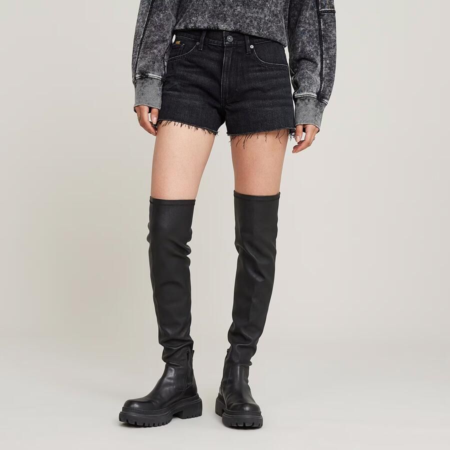 G-Star RAW True Denim Short Raw Edge Grijs Dames - Foto 7